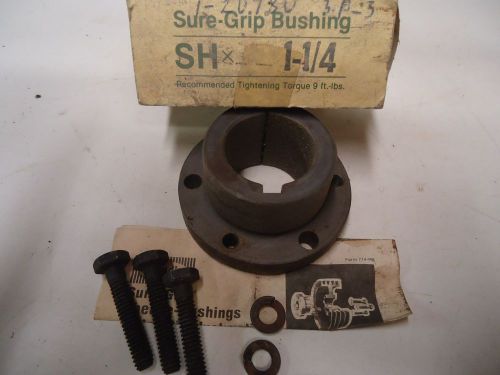 Woods QD Sure Grip Bushing SH X 1 1/4 with 1/4&#034; keyway &#034;New&#034;