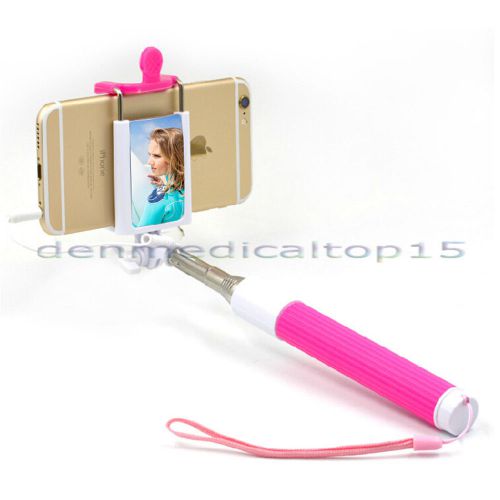 Rose Self Portrait Selfie Stick photo Handheld Monopod for Camera Phone