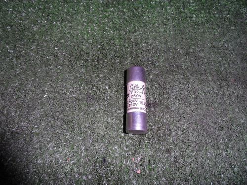 TRUMPF/CELLO-LITE FUSE   32-424  250V  15A  50kA UNUSED   MORE INFO IN DESC.