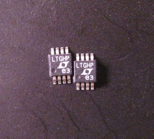 2pcs LT6237CMS8 Rail-to-Rail Output 215MHz, 1.1nV/?Hz Op Amp/SAR ADC Driver