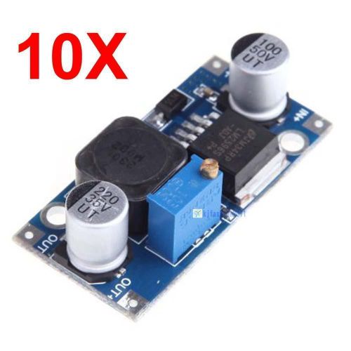 10pcs DC-DC LM2596 Step Down Adjustable Converter Power Supply Module1 3V-35V