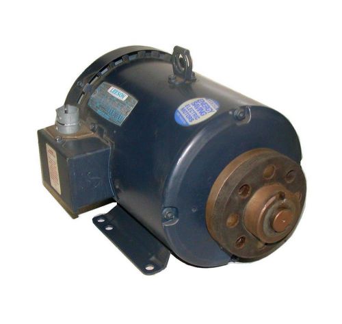 LEESON 5 HP 3 PHASE  AC MOTOR  MODEL C184T17FB40B  CAT. NO.131455.00