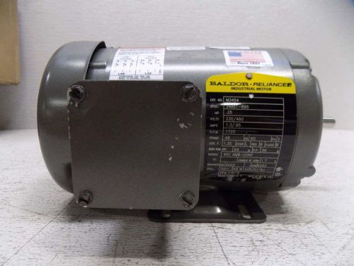 Baldor Industrial Motor 25HP, 1.3/.65 AMP , 1725RPM