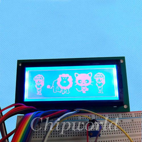 19264 Dots Graphic Matrix LCD Module Blue Backlight KS0108 192*64 for Arduino