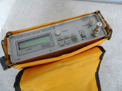 Promax prolink 1b tv and fm level meter signal analyzer analog and digital for sale