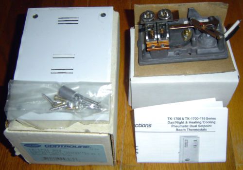 New Barber Colman Controline TK-1731-600 Pneumatic Room Thermostat