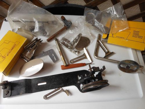 ASSORTED SEWING MACHINE PARTS..BOBBIN WINDER ++