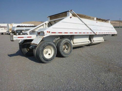 Cook bottom dump trailer 38 ft. belly (stock #1862) for sale