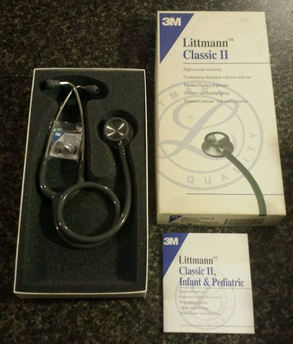 3M LITTMANN CLASSIC II S.E. STETHOSCOPE GRAY 28&#034; MODEL 2203 (BRAND NEW)