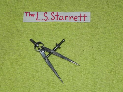 VTG STARRETT  CALIPER 3&#034; machinist gunsmith toolmake tooling OLD TOOL