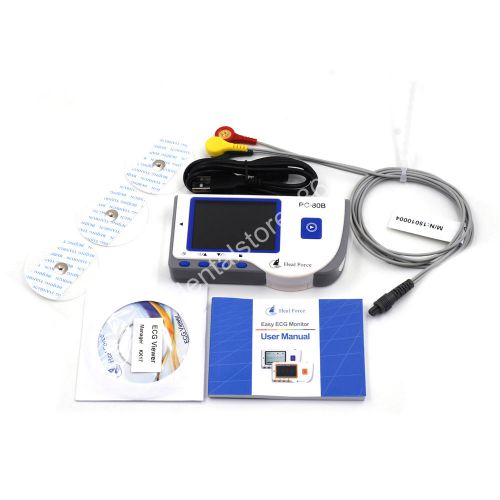 Heal force prince 80b handheld easy ecg ekg portable heart monitor software usb for sale