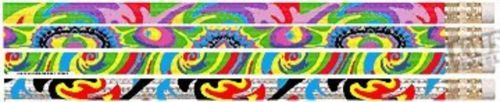 D1031 Colorama - 36 Swirly Colors Decorated Pencils