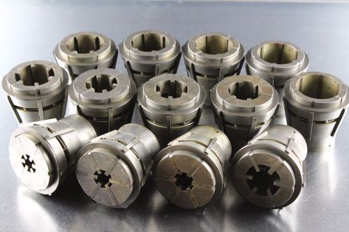 Pratt Burnerd ED4 - ED17 Multisize Collets 1/4&#034; - 2&#034; for LC20 Lathe Collet Chuck