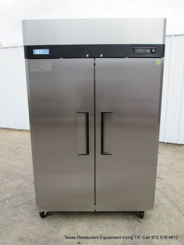 New turbo air 2 door stainless steel refrigerator , model m3r47-2 for sale