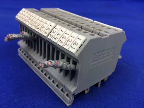 lot of 15 PHOENIX CONTACT Terminal Block - UK3-TWIN