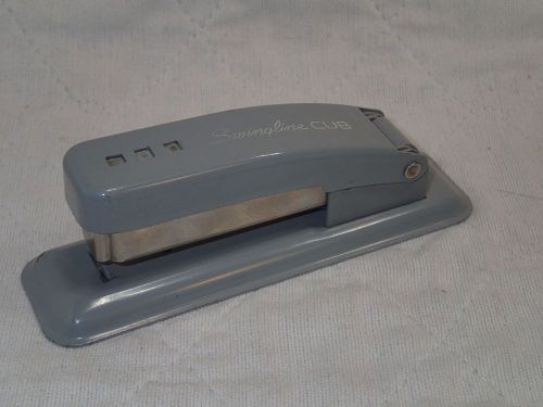 Collectible Vintage Swingline CUB Stapler Gray Classic