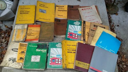 Vintage Construction Equipment Manuals Case Komatsu Tractor Caterpillar Bucyrus