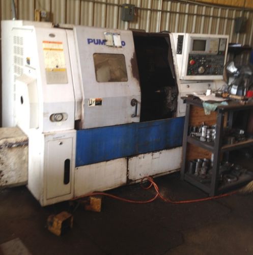 Daewoo puma 200c cnc lathe, mit, 2.5&#034; bar, 10&#034; chuck, tail, tool presetter -1998 for sale