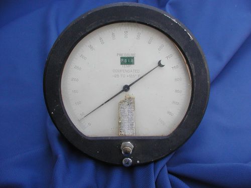 HEISE H 31096 R Pressure Gauge 0-1000 PSI Temp. Compensated -25 to +125 deg F