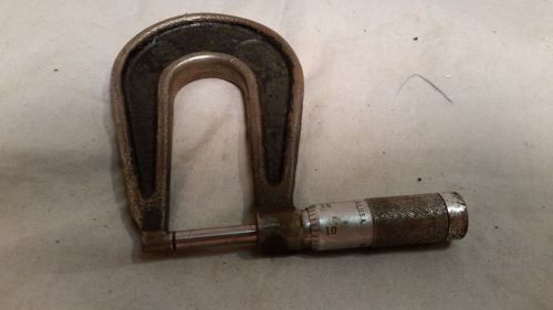 Brown &amp; sharpe 3&#034;deep throat  #237  micrometer 0&#034;-1&#034; for sale