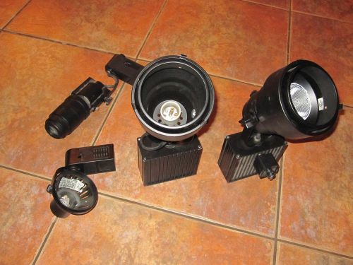 Lot of 2x Future Designs LUX Millenium - Track Lighting Fixtures 2x Other Lights