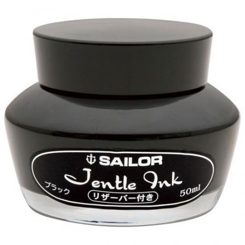 Ink / Sailo Bottled Ink 50ml Gentle 13-1000-220 black color Japan Brand-New