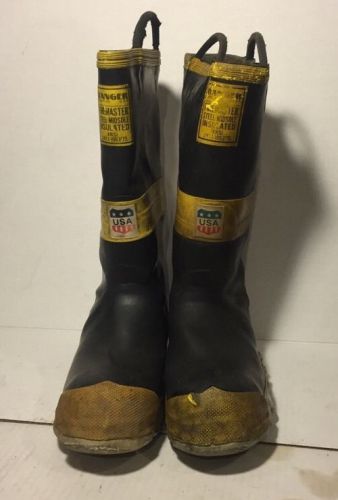 Vintage Ranger FIRE MASTER Steel Midsole Fire Boot Size 10 Firefighter