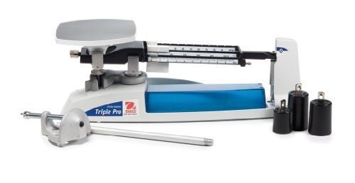 Ohaus Triple Beam Mechanical Balance, with Tare, 610g Capacity, 0.1g Readability