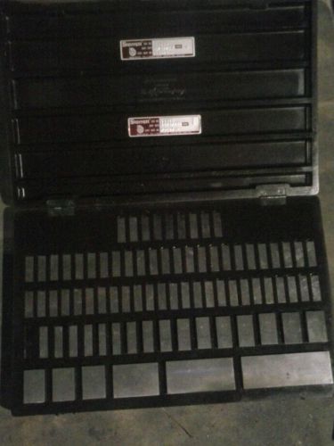 81 piece johansson block gage set for sale