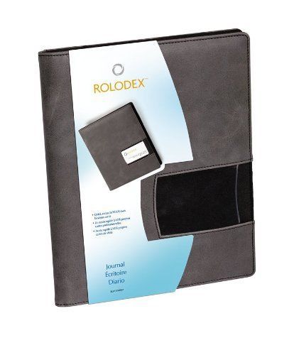 Rolodex Identity Black Fabric Interior Professional Journal (1752537)