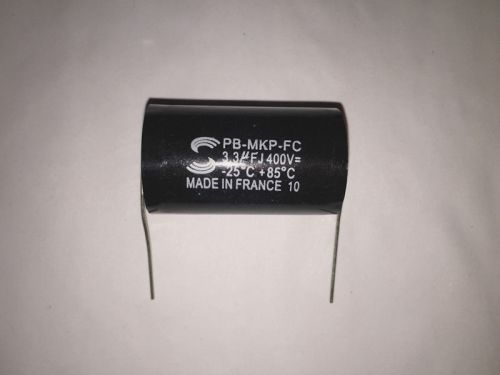 Solen PB-MKP-FC 3.3uF 400V 3.3MFD MKP Non-polar audio capacitor   #G921 xh
