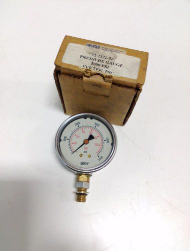 WIKA 0-5000 PSI PRESSURE GAUGE 72-2121-52 NIB