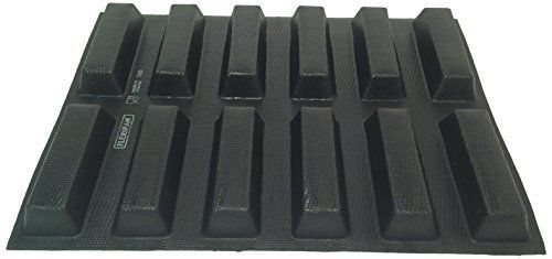 Sasa demarle fp 02145 oblong cake molds flexipan  12 cavities  18&#034; length  13&#034; for sale