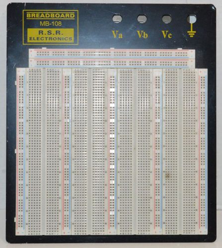 RSR / EVER-MUSE Model MB108 Solderless Breadboard 3220 Tie Points (INV 9766)