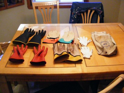 Electric Hazard Safety Gloves Lineman Full Set Multi-Layer ANSI ASTM Kilovolt kv