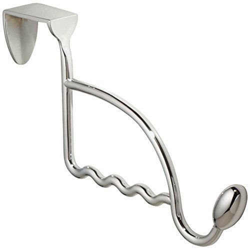 design Over The Door Valet Chrome Finish 7inx4in Coat Hooks