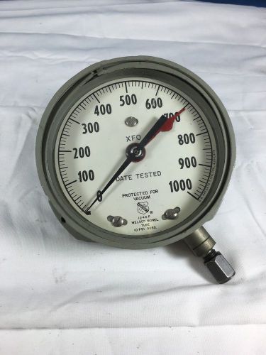 Ashcroft 4.5&#034; 0-1000 Mil-Spec Gauge