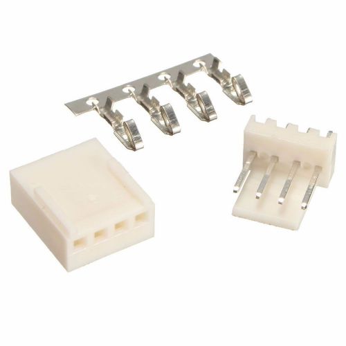 10pcs kf2510-4p pin header + terminal + housing connector kit 2.54mm 4 pin for sale