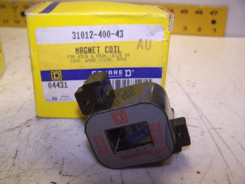 New square d 31012-400-43 coil for 8502 &amp; 8536 size 00 120 vac for sale