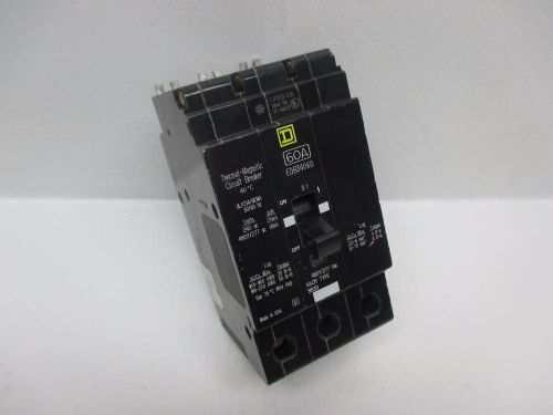 Square D EDB34060 60A 480/277 3 Pole Circuit Breaker