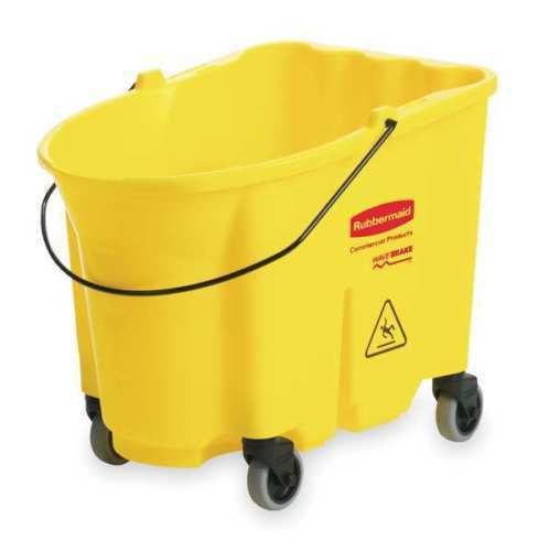 RUBBERMAID FG757088YEL Mop Bucket, 35 qt., Yellow NEW !!!