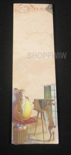 Bunny Photos Vintage Easter Bunny Magnetic List Notepad