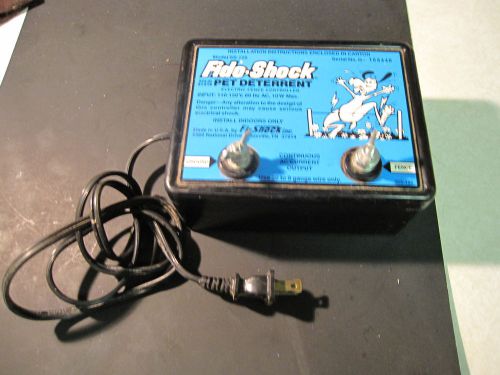 FIDO-SHOCK PET &amp; SMALL ANIMAL ELECTRIC FENCE ENERGIZER -Mfg# SS-725