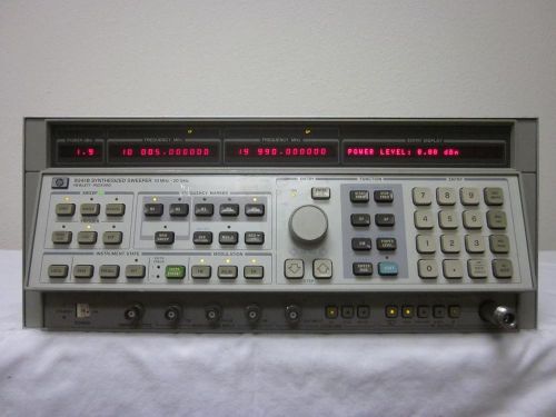 Hp / agilent 8341b 20ghz synthesized sweeper / signal generator w/ option 003 for sale