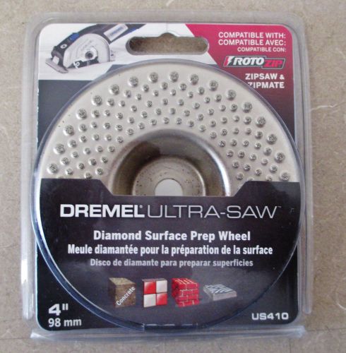 NEW Dremel US410-01 Ultra-Saw 4-Inch Diamond Surface Prep Abrasive Wheel