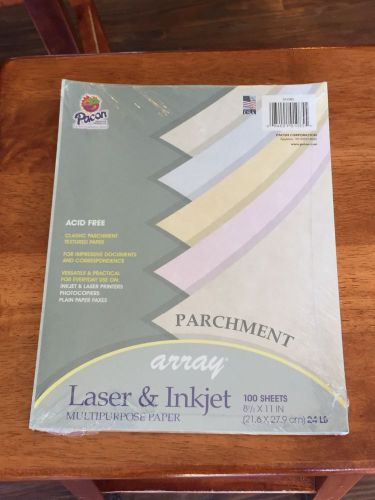 Pacon Array Parchment Bond Paper - PAC101085 New! 100 Sheets