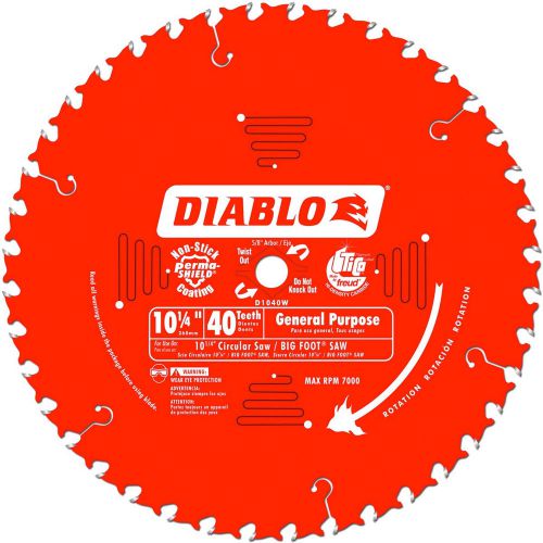 FREUD D1040W Diablo 10-1/4&#034; Circular Saw Blade 40T