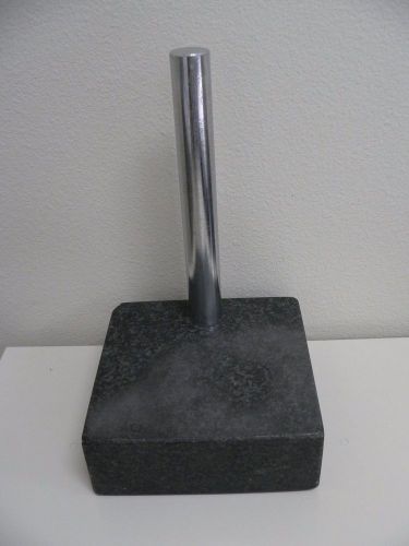 Indicator stand 8&#034; granite base surface plate 6&#034; x 6&#034; x 2&#034; for sale
