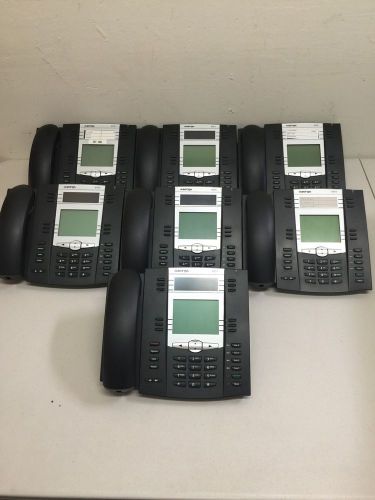 7 Aastra 6755i VoIP PoE SIP Business Phones Lot A1755-0131-10-01