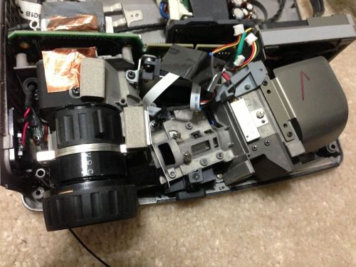 Dell 3400MP Projector Lens Module, Color Wheel and Mirror Tunnel